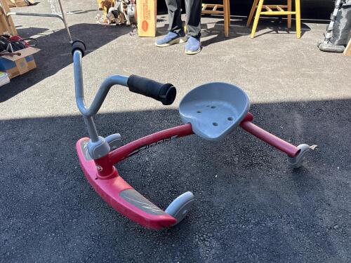 Radio Flyer Tricycle With Gray Seat and Red Frame