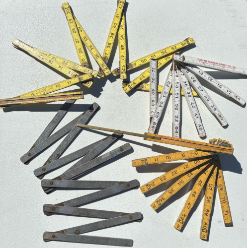 Vintage Folding Rulers