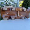 Ceramic Christmas Train Planter & Wooden Toy Car - 4