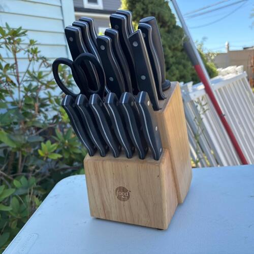 Food Network Knife Block Set