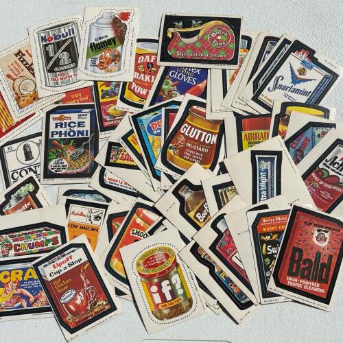 Vintage Wacky Packages and Crazy Labels Stickers