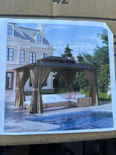 NEW in Box Hard Top 10x12 Outdoor Gazebo