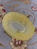Yellow Satin Glass Bunny Covered Dish - 3