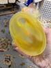 Yellow Satin Glass Bunny Covered Dish - 4