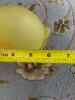 Yellow Satin Glass Bunny Covered Dish - 5