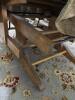 Upholstered Glider Rocking Chair With Skirted Base - 5