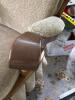 Upholstered Glider Rocking Chair With Skirted Base - 8