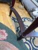 Mahogany-Finish Demilune Console Table - 5