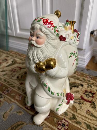 Lenox Holiday Santa Claus Cookie Jar
