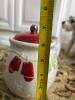Hallmark Christmas Glove Motif Ceramic Cookie Jar - 6