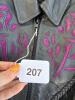Leather King Fringe Motorcycle Jacket with Purple Rose Insets - 6