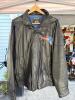 New England Patriots Mirage Leather Jacket Classic Team Collection