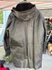 Hind Leather Hooded Jacket With Faux Fur Lining - 2