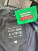 Giovanni Navarre Genuine Leather Trench Coat - 4