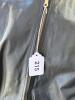 Comint Black Leather Parka with Fur Trim Hood - 6
