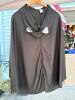 Black Cat Costume Cape with Hood and Ears - 2