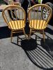 Pair of Windsor-Style Wooden Dining Chairs - 2