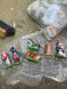 Holiday Village Houses and Christmas Figurines LOT - 6