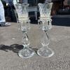 Two Pairs of Decorative Glass Candleholders - 6