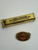 Harley-Davidson Brass Lighter and Susquehanna Valley Harrisburg Pin