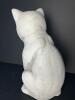 Tall 15" Cat Figurine in a Licking Pose - 3