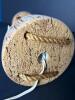 Nautical-Style Electric Hanging Lamp With Rope and Cork Accents - 6
