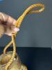 Nautical-Style Electric Hanging Lamp With Rope and Cork Accents - 8