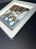 Square Italian Ceramic Plate With Chef Illustration - 4