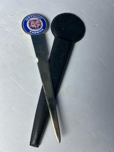 Detroit Tigers Metal Letter Opener with Sheath