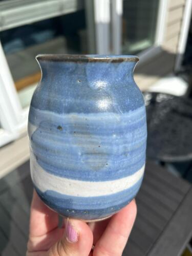 Small Stoneware Vase Signed Peg Miller