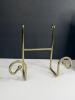 Pair of Floral Tile Plaques in Display Stands - 4