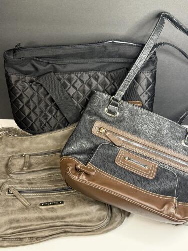 Handbags: Stone Mountain, Rosetti, and Black Quilted Tote