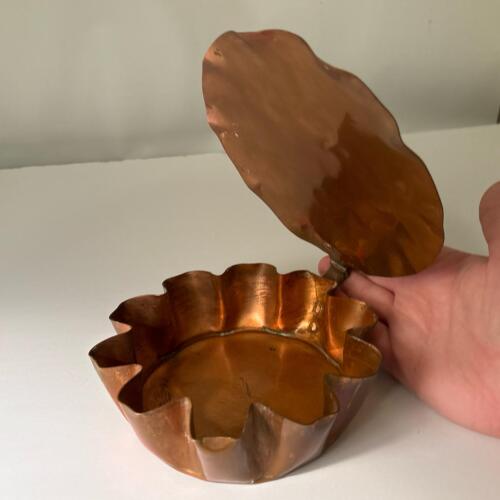 Small Taylorcraft Handmade Copper Box with Lid