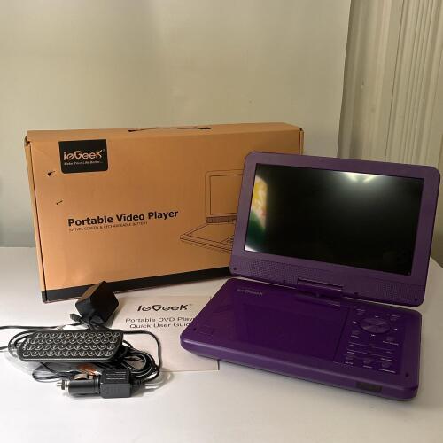ieGeek IK-101 Portable DVD Player with Accessories