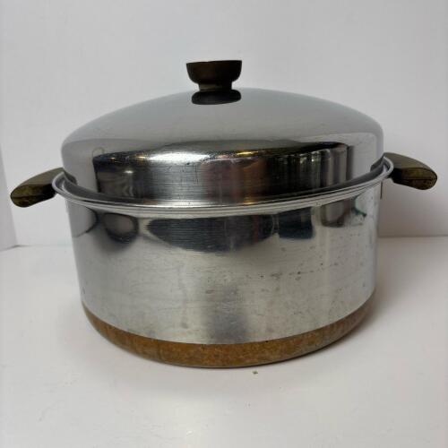 Revere Ware Copper-Clad Stock Pot with Lid