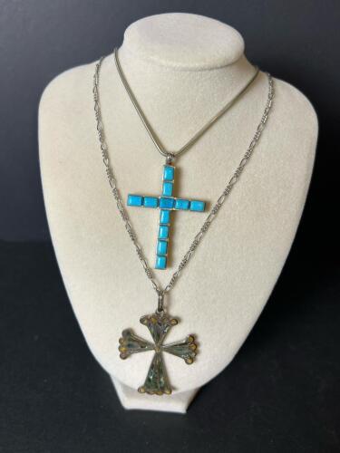 Sterling Silver Cross Necklaces