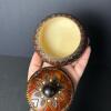 Carved Wood Trinket Box with Faux Pearl Necklace - 8
