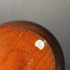 Carved Wood Trinket Box with Faux Pearl Necklace - 9