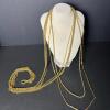 Gold-Toned Chain Necklaces & Other Costume Jewlery - 12
