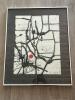 Abstract Framed Art by Patti Jones, 1971- 26.5&rdquo; x 21.5&rdquo;
