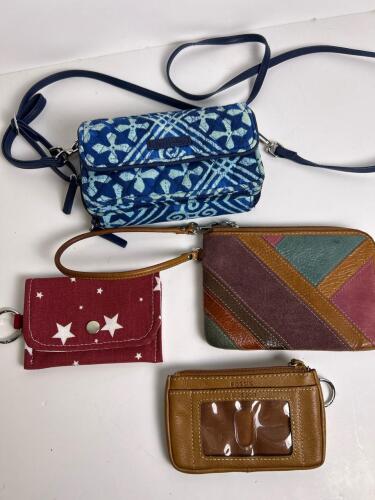 Assorted Wristlets and Crossbody Bags, Fossil and Handmade