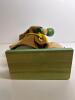 Wooden Monk Smoker Nutcracker with Barrel and Cup - 6