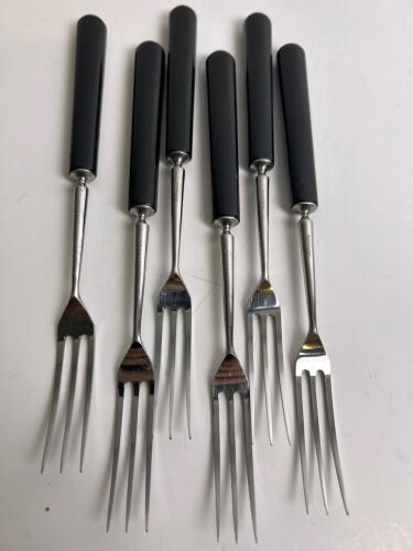 Victorinox Stainless Steel Serving Forks with Black Handles