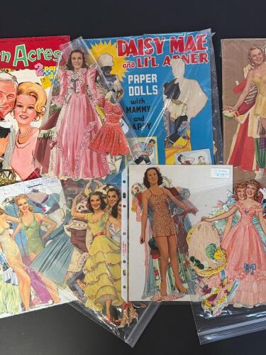 Vintage Paper Dolls: Daisy Mae, Green Acres, Betty Grable & More