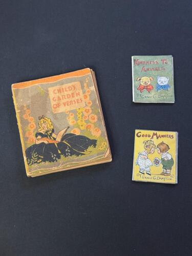 Tiny Vintage Illustrated Miniature Children's Books by Grace G. Drayton