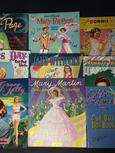 Vintage Uncut Movie Star Paper Doll Books