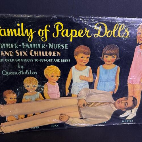 Family of Paper Dolls by Queen Holden