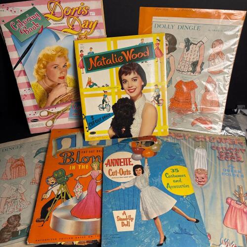 Vintage Celebrity and Character Paper Dolls with Outfits