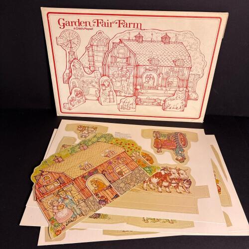Garden Fair Farm Paper Playset by Current