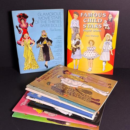 Tom Tierney Paper Doll Books - Movie Star and Character Themes